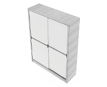 کمد-دیواری-با-دو-درب-سوفیا-تیپ-4221-44 -  - https://mohitara.com