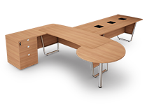 میز-مدیریت-با-کنفرانس-تیتانی-تیپ-2334-41 -  - https://mohitara.com