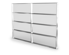 پارتیشن-اداری-دو-جدار-با-پوشش-تمام-شیشه-پریوال-تیپ-8552-41 -  - https://mohitara.com