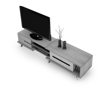 کمد-و-میز-صوتی-تصویری-یونیکا-تیپ-7355-41 -  - https://mohitara.com